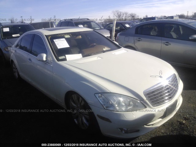 WDDNG86X29A243701 - 2009 MERCEDES-BENZ S 550 4MATIC WHITE photo 1
