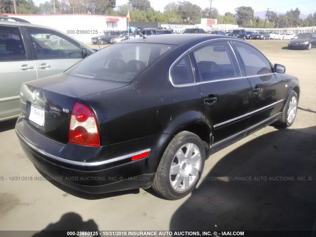 WVWRH63B91E158695 - 2001 VOLKSWAGEN PASSAT GLX 黑色 照片 4