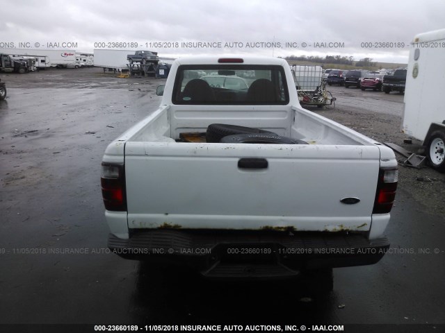 1FTYR10U93PA99320 - 2003 FORD RANGER WHITE photo 8