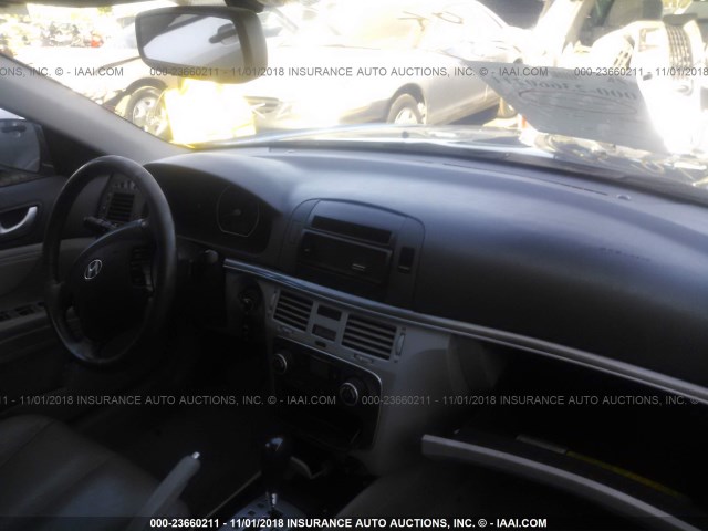 5NPEU46F06H033587 - 2006 HYUNDAI SONATA GLS/LX BLUE photo 5