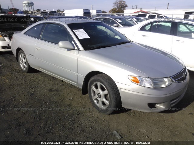 2T1CF28P9XC243203 - 1999 TOYOTA CAMRY SOLARA SE/SLE ვერცხლისფერი ფოტო 1