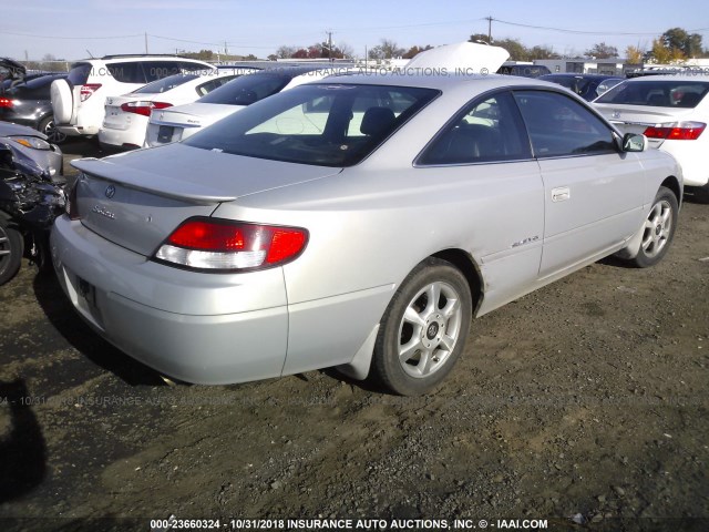 2T1CF28P9XC243203 - 1999 TOYOTA CAMRY SOLARA SE/SLE ვერცხლისფერი ფოტო 4
