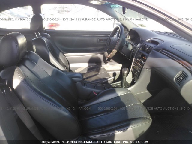 2T1CF28P9XC243203 - 1999 TOYOTA CAMRY SOLARA SE/SLE ვერცხლისფერი ფოტო 5