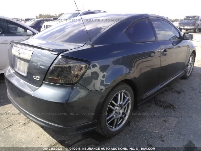 JTKDE177360068709 - 2006 TOYOTA SCION TC 灰色 照片 4