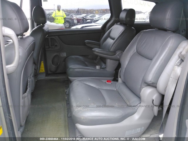 5TDZA23CX4S006235 - 2004 TOYOTA SIENNA CE/LE SILVER photo 8