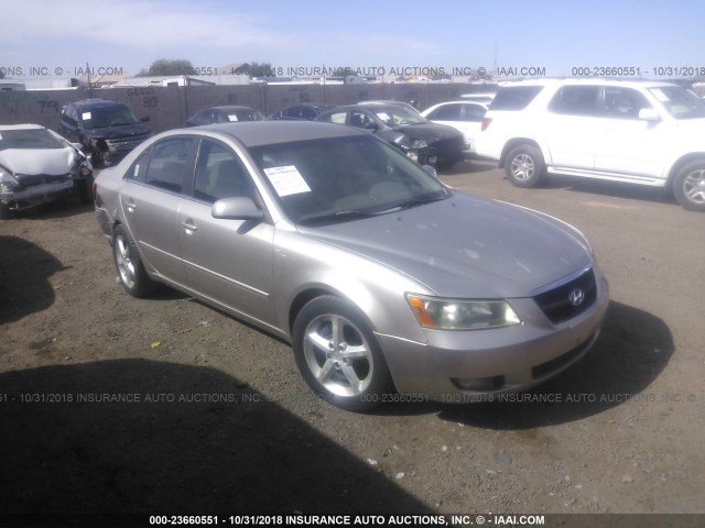 5NPEU46F27H253914 - 2007 HYUNDAI SONATA SE/LIMITED TAN photo 1