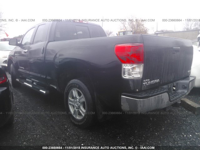 5TFUM5F12DX042931 - 2013 TOYOTA TUNDRA DOUBLE CAB SR5 BLACK photo 3