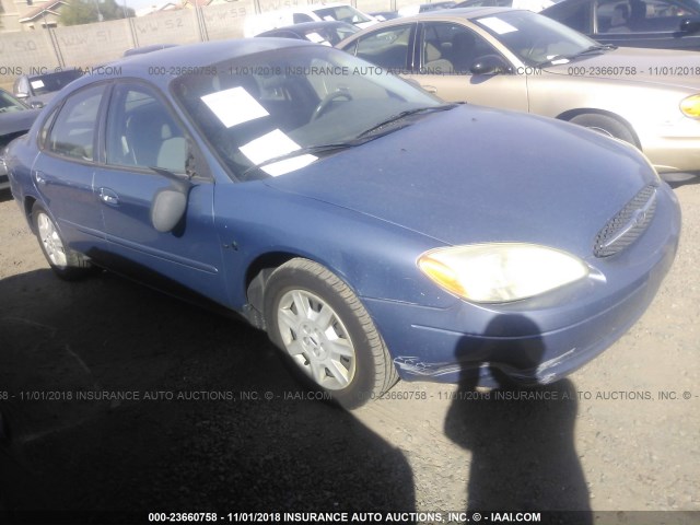 1FAFP5223YG188104 - 2000 FORD TAURUS LX 蓝色 照片 1