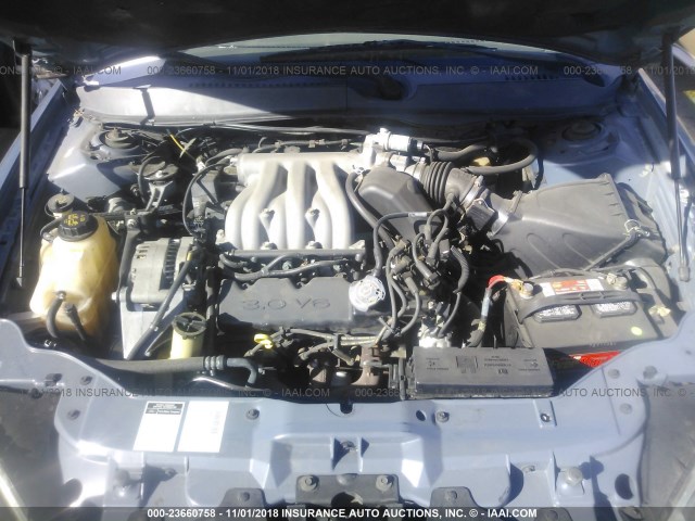 1FAFP5223YG188104 - 2000 FORD TAURUS LX 蓝色 照片 10