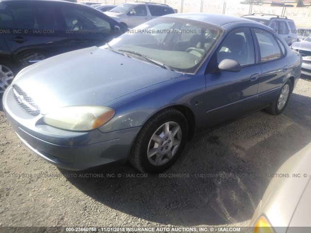 1FAFP5223YG188104 - 2000 FORD TAURUS LX 蓝色 照片 2