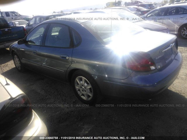 1FAFP5223YG188104 - 2000 FORD TAURUS LX 蓝色 照片 3