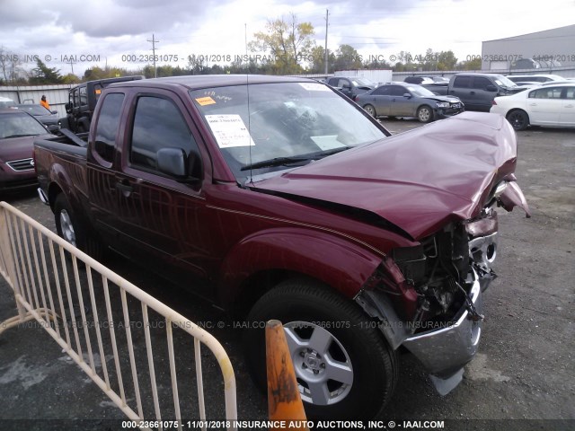 1N6AD06U36C456887 - 2006 NISSAN FRONTIER KING CAB LE/SE/OFF ROAD RED photo 1