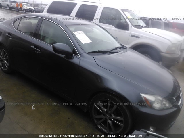 JTHBK262985079981 - 2008 LEXUS IS 250 GRAY photo 1