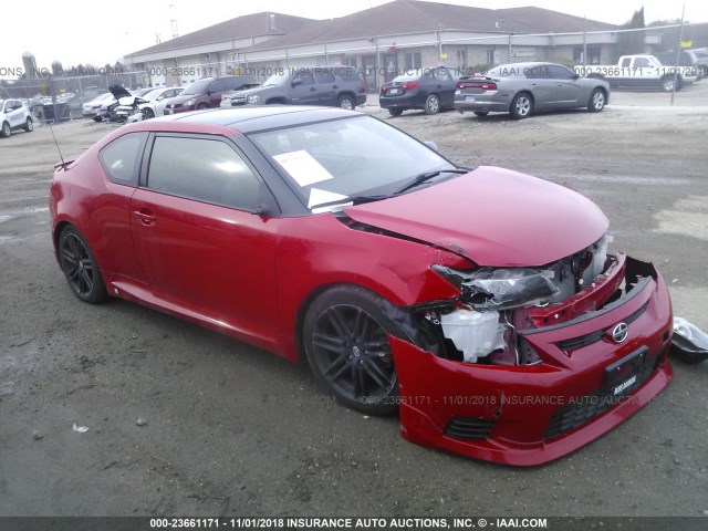 JTKJF5C78D3047864 - 2013 TOYOTA SCION TC 红色 照片 1