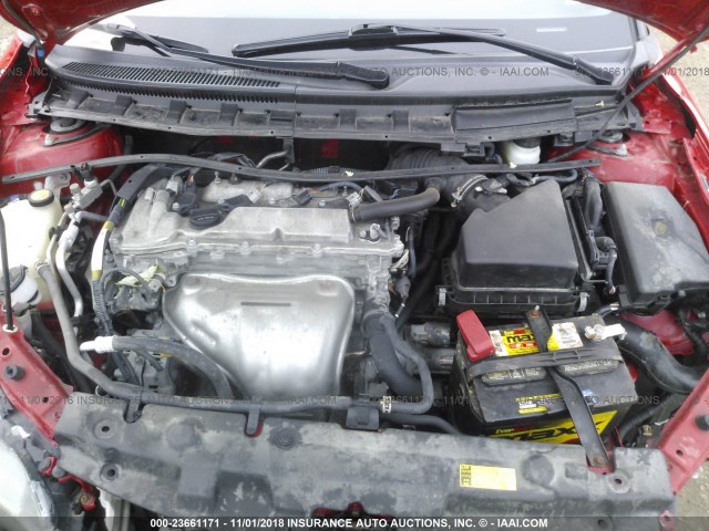 JTKJF5C78D3047864 - 2013 TOYOTA SCION TC 红色 照片 10