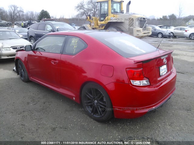 JTKJF5C78D3047864 - 2013 TOYOTA SCION TC 红色 照片 3