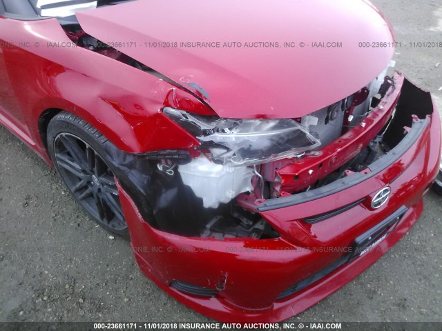 JTKJF5C78D3047864 - 2013 TOYOTA SCION TC 红色 照片 6