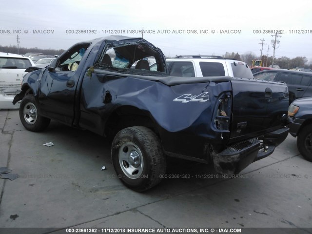 2FTRF18234CA88008 - 2004 FORD F-150 HERITAGE CLASSIC BLUE photo 3