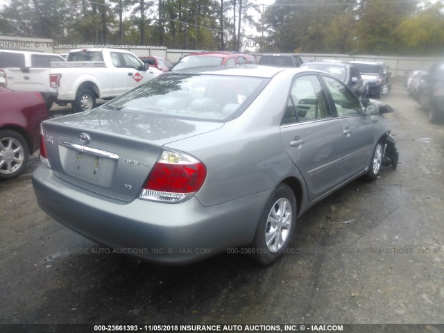 4T1BF32K96U627588 - 2006 TOYOTA CAMRY LE/XLE/SE SILVER photo 4