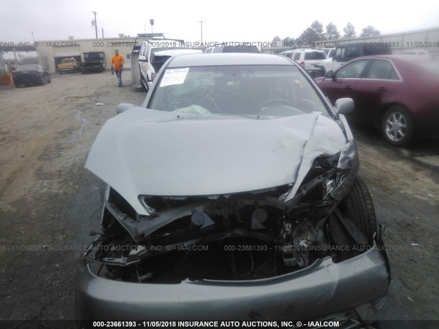 4T1BF32K96U627588 - 2006 TOYOTA CAMRY LE/XLE/SE SILVER photo 6