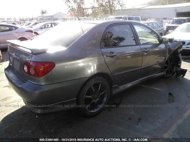 1NXBR30E47Z866486 - 2007 TOYOTA COROLLA CE/LE/S GRAY photo 4