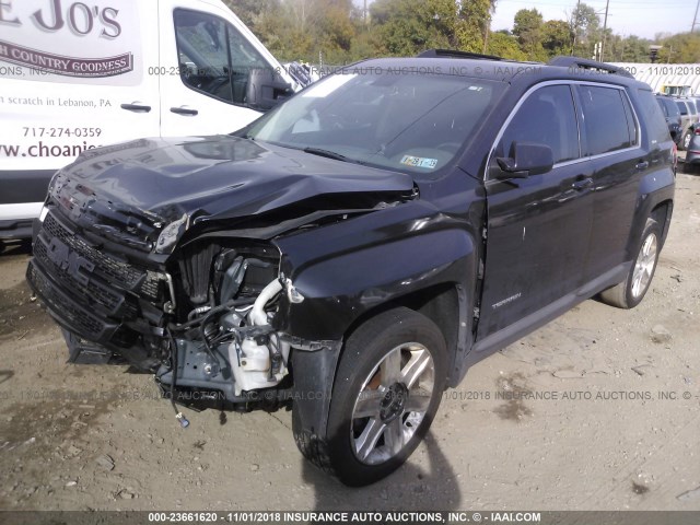 2CTFLSE53B6255550 - 2011 GMC TERRAIN SLE BLACK photo 2