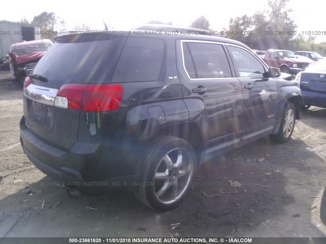 2CTFLSE53B6255550 - 2011 GMC TERRAIN SLE BLACK photo 4