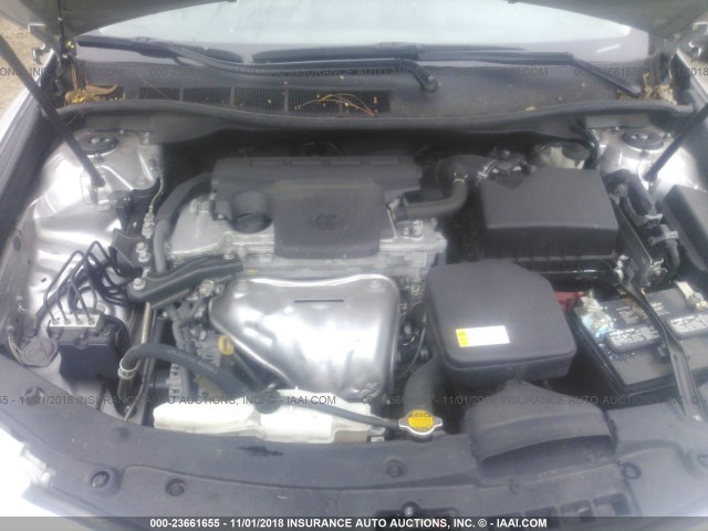 4T1BF1FK4EU858458 - 2014 TOYOTA CAMRY L/SE/LE/XLE SILVER photo 10