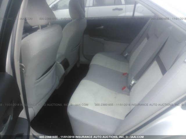 4T1BF1FK4EU858458 - 2014 TOYOTA CAMRY L/SE/LE/XLE SILVER photo 8