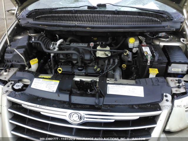 2A4GP54L36R628929 - 2006 CHRYSLER TOWN & COUNTRY TOURING GOLD photo 10