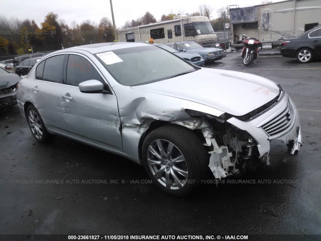 JN1CV6AR0BM404817 - 2011 INFINITI G37 SILVER photo 1