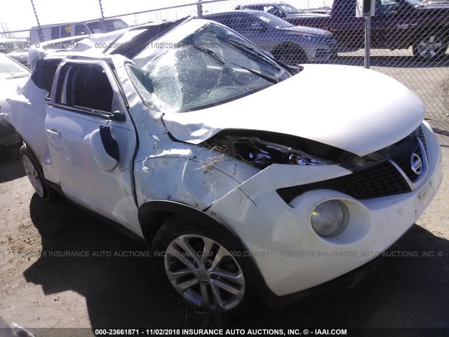 JN8AF5MV3DT219906 - 2013 NISSAN JUKE S/SV/SL WHITE photo 1