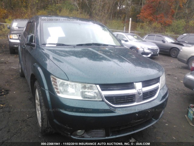 3D4GH57V69T540008 - 2009 DODGE JOURNEY SXT GREEN photo 6