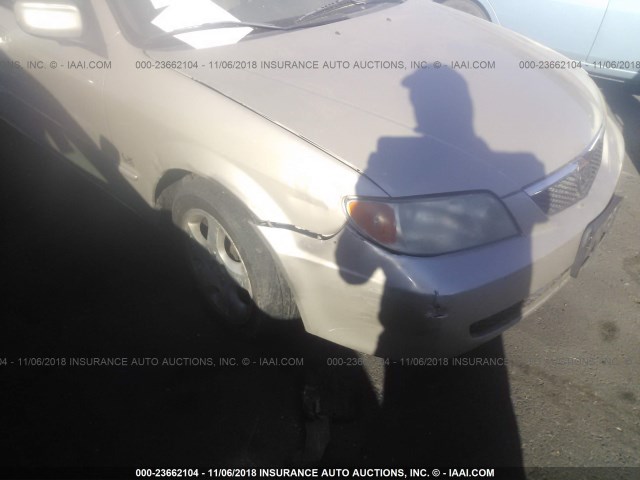 JM1BJ225210476360 - 2001 MAZDA PROTEGE LX/ES ბეჟი ფოტო 6