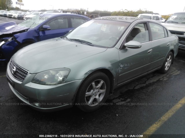 1N4AL11D36N363218 - 2006 NISSAN ALTIMA S/SL GREEN photo 2