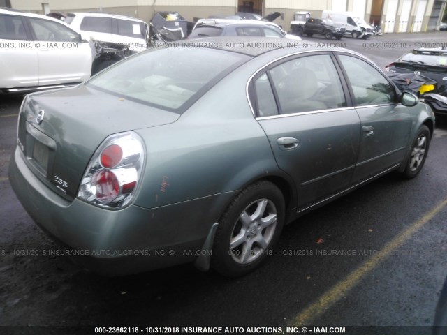 1N4AL11D36N363218 - 2006 NISSAN ALTIMA S/SL GREEN photo 4