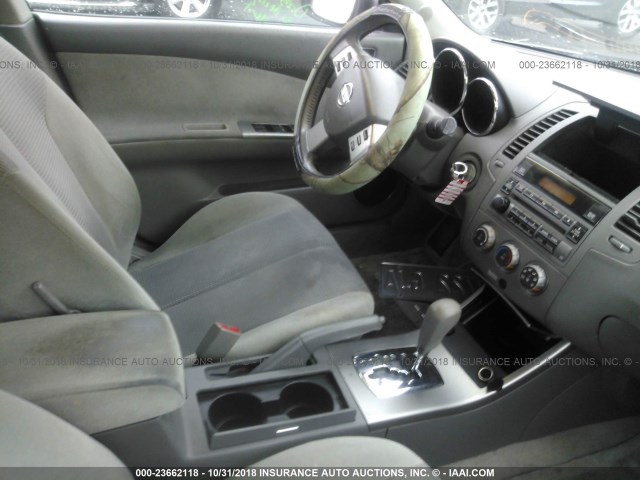 1N4AL11D36N363218 - 2006 NISSAN ALTIMA S/SL GREEN photo 5