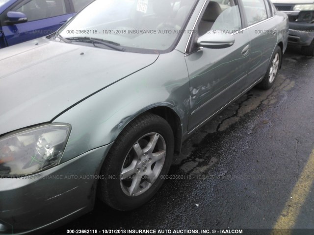 1N4AL11D36N363218 - 2006 NISSAN ALTIMA S/SL GREEN photo 6