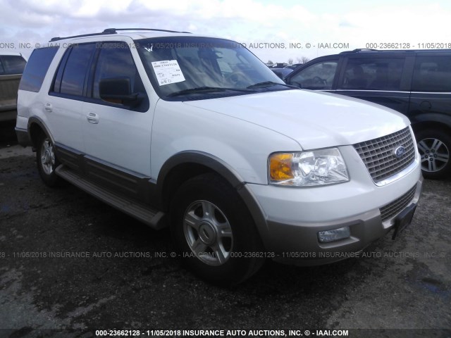 1FMFU17L93LC06081 - 2003 FORD EXPEDITION EDDIE BAUER WHITE photo 1