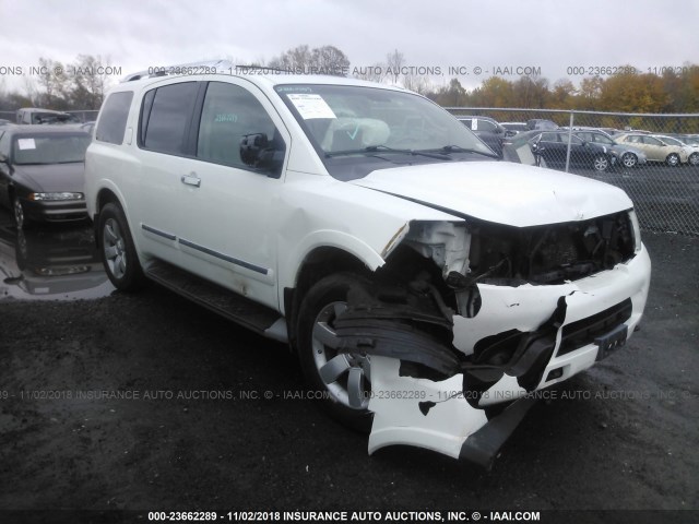 5N1AA0NC7AN617660 - 2010 NISSAN ARMADA SE/TITANIUM/PLATINUM WHITE photo 1