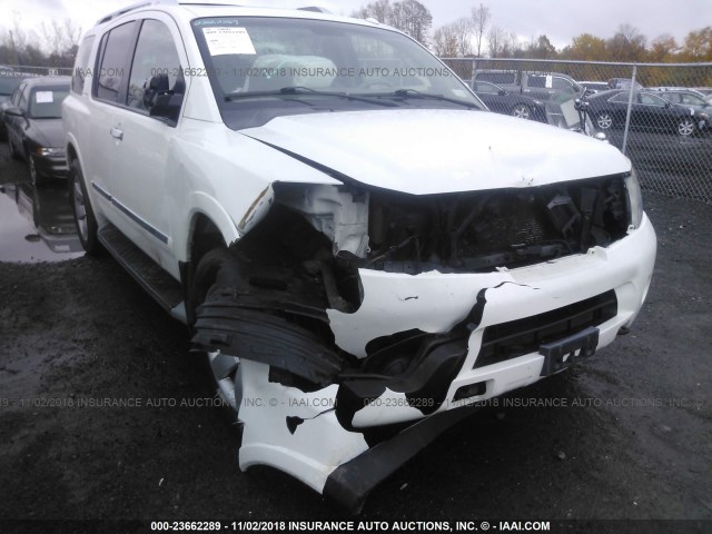 5N1AA0NC7AN617660 - 2010 NISSAN ARMADA SE/TITANIUM/PLATINUM WHITE photo 6