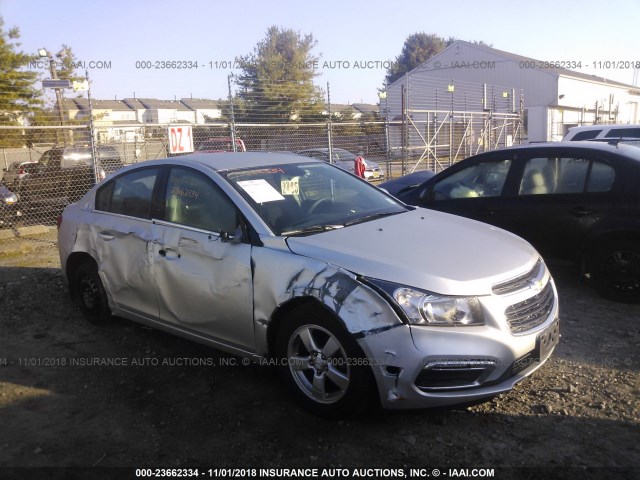 1G1PE5SB7G7192717 - 2016 CHEVROLET CRUZE LIMITED LT SILVER photo 1