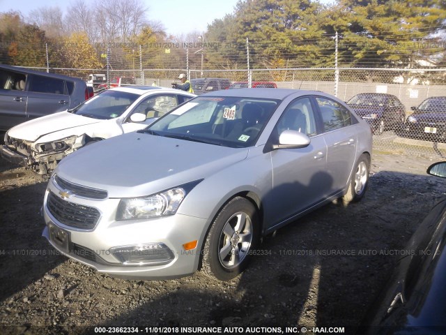 1G1PE5SB7G7192717 - 2016 CHEVROLET CRUZE LIMITED LT SILVER photo 2