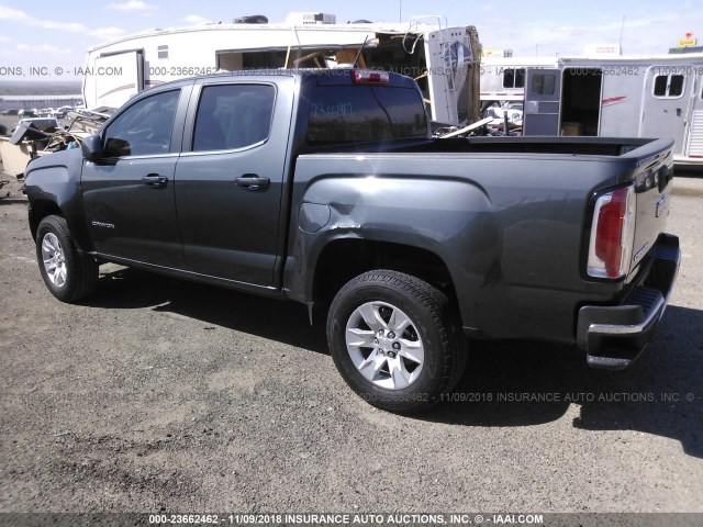 1GTG5CEA0H1163627 - 2017 GMC CANYON SLE GRAY photo 3