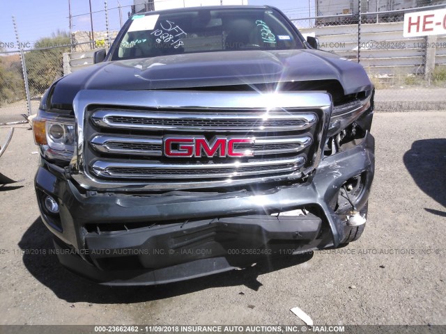 1GTG5CEA0H1163627 - 2017 GMC CANYON SLE GRAY photo 6