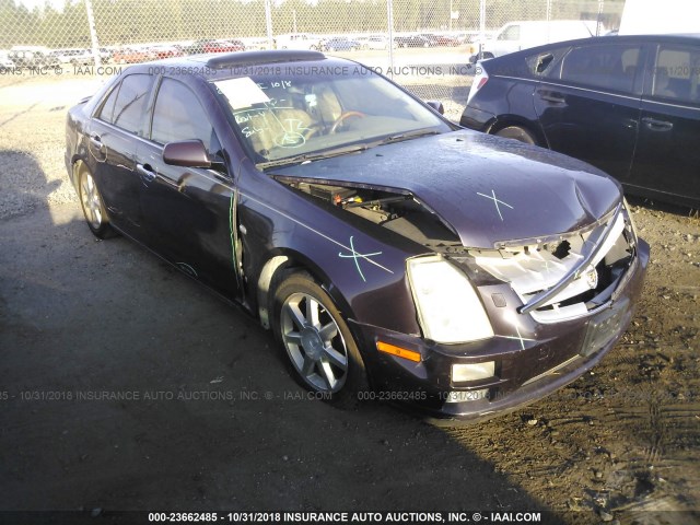 1G6DC67AX60109152 - 2006 CADILLAC STS PURPLE photo 1