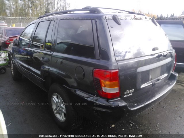 1J4GW48S74C225881 - 2004 JEEP GRAND CHEROKEE LAREDO/COLUMBIA/FREEDOM 黑色 照片 3
