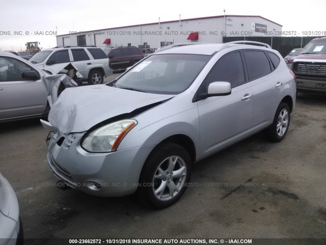 JN8AS5MTXAW029265 - 2010 NISSAN ROGUE S/SL/KROM SILVER photo 2