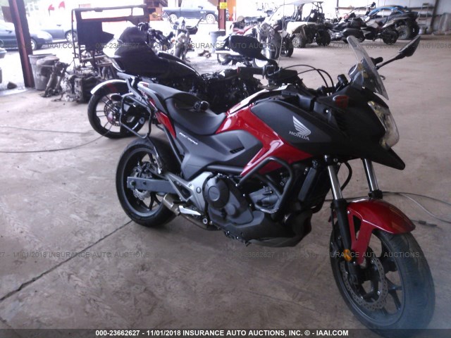 JH2RC6309EK000238 - 2014 HONDA NC700X RED photo 1