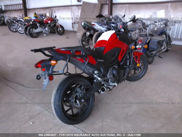 JH2RC6309EK000238 - 2014 HONDA NC700X RED photo 4